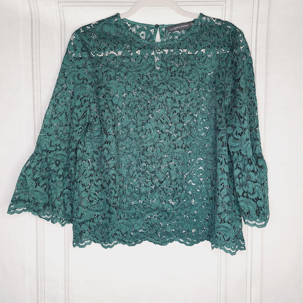 NWOT Zara Lace Blouse
